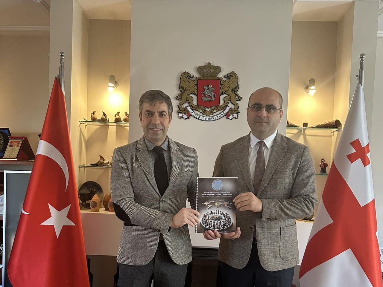 შეხვედრა სტამბოლის ეკონომიკური სამიტის აღმასრულებელი საბჭოს თავმჯდომარესთან